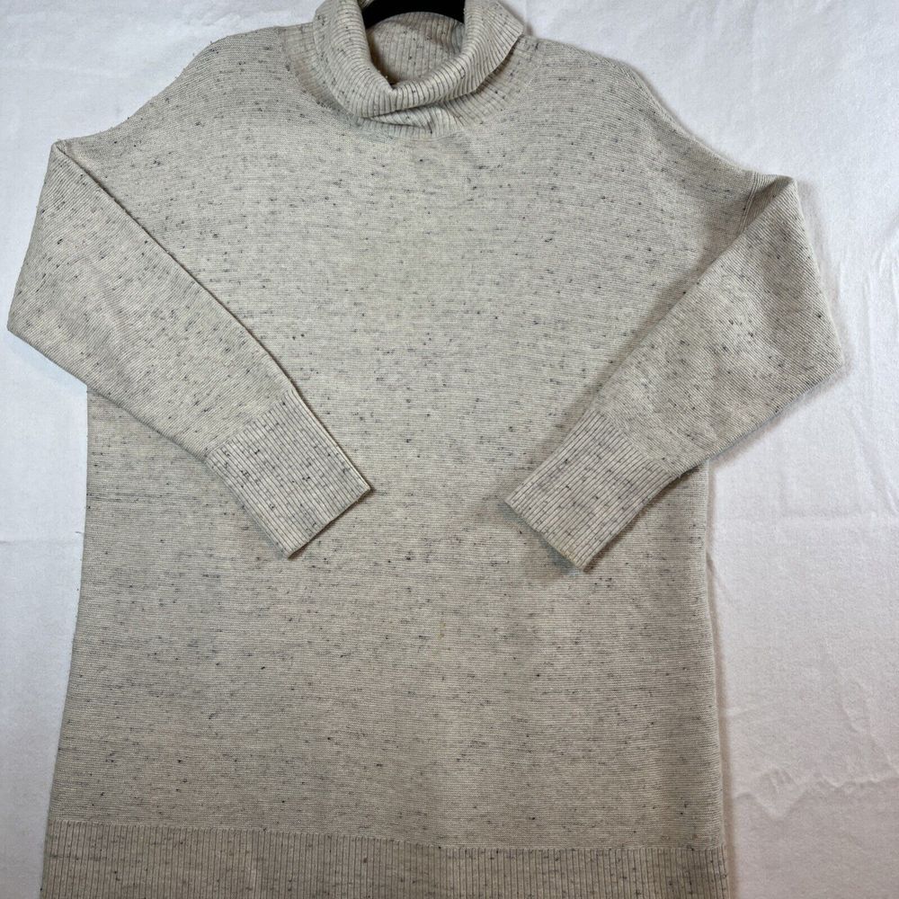 Eileen Fisher Tan  Women's 100% Merino Wool Oversized Sweater - Size Medium